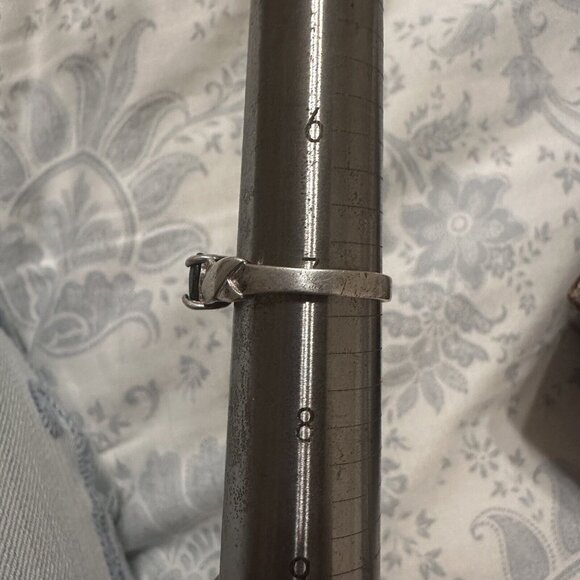 VTG Jay King DTR Sterling 925‎ Black Spinel Ring Size 7 Oval Shape 2.7g - Picture 8 of 11